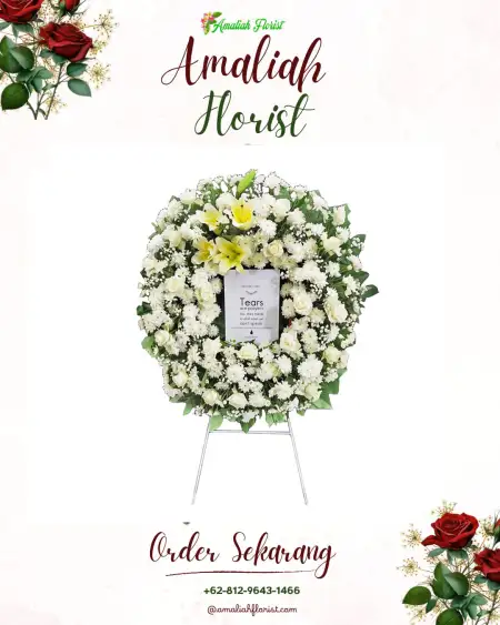 Krans Bunga Duka Gumay Talang